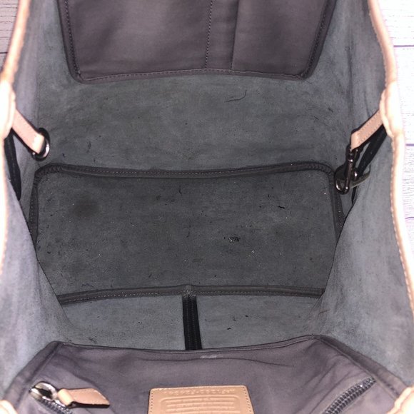 Coach Metro Tote & Wallet Platinum Grey F24341 - Picture 6 of 16